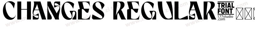 Changes Regular字体转换